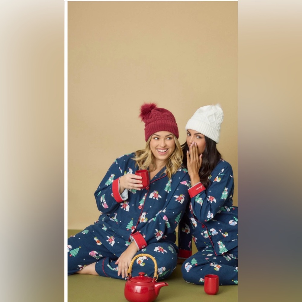 PJ Salvage New Bearly Awake 3-Piece Flannel PJ Set - Picture 3 of 7